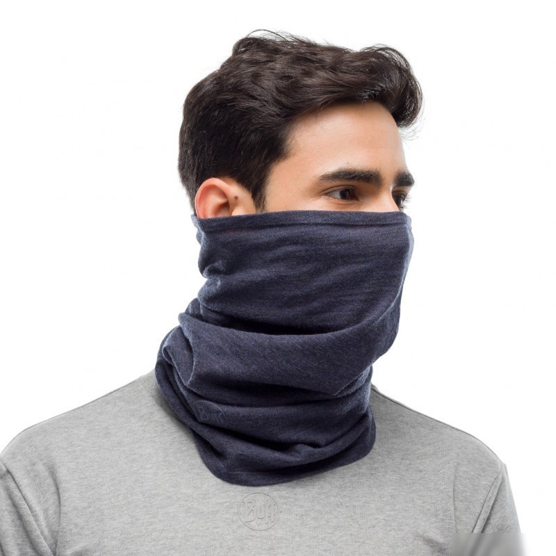 Шарф (бафф) Buff Midweight Merino Wool Night Blue Melange 113022.779.10.00