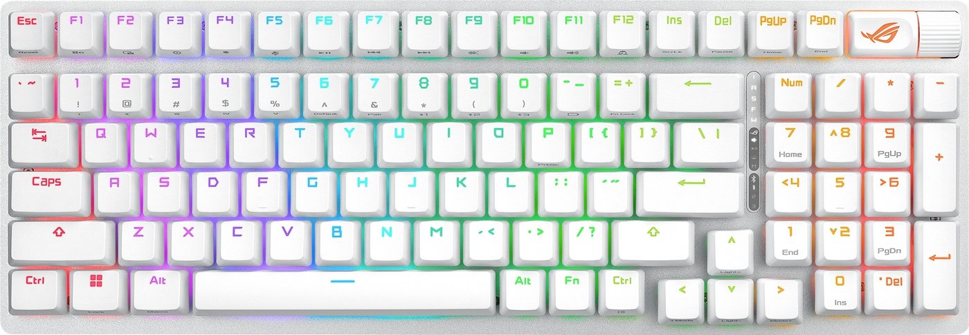 Клавиатура ASUS ROG Strix Scope II 96 Wireless Moonlight White (NX Snow)