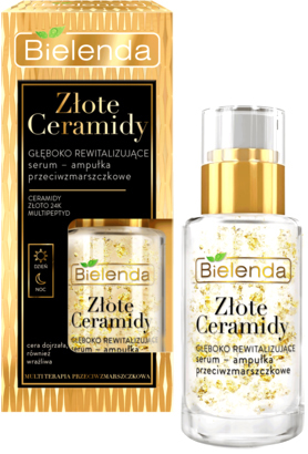 Bielenda Сыворотка для лица Golden Ceramides Глубоко ревитализир ампула день/ночь 15 мл