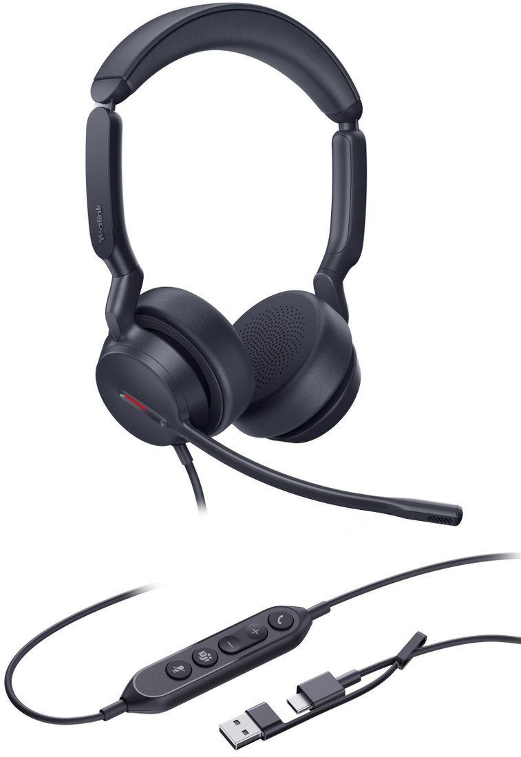 Офисная гарнитура Yealink UH44 Dual UC USB-C/A