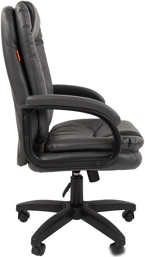 Офисное кресло CHAIRMAN 668LT N (черный пластик/экопремиум серый)