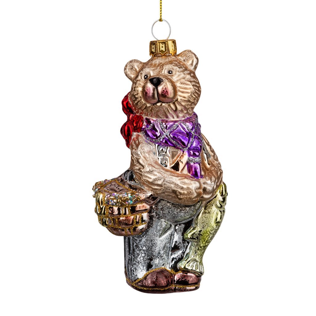 Елочная игрушка Erich Krause Decor. Мишка рыболов 64413