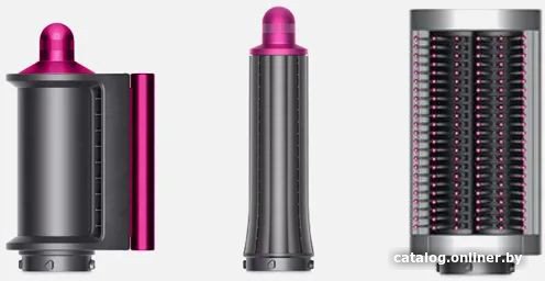 Фен-стайлер Dyson Airwrap Lite HS05 (с переходником на евровилку, фуксия/никель)