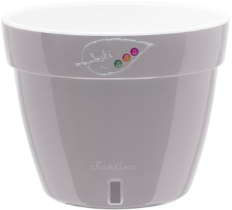 Вазон Santino Asti AST25GRY/WHT двойной (серый/белый)