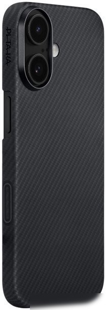 Чехол для телефона Pitaka Ultra-Slim для iPhone 17 (600D Black/Grey Twill)
