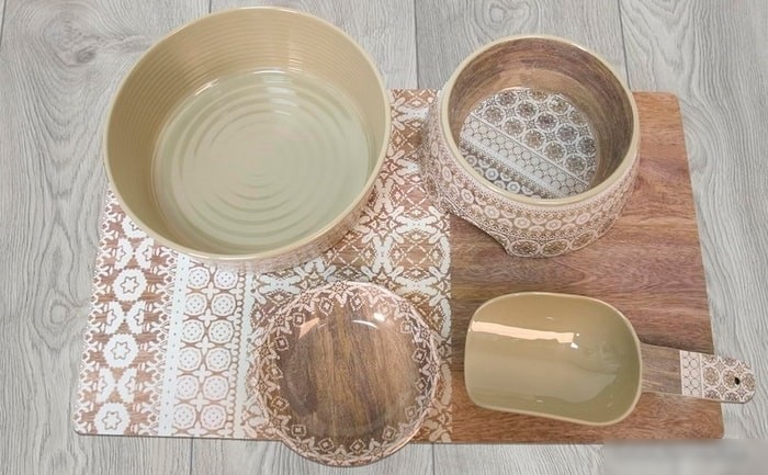 Миска TarHong Moroccan Wood TCT3052CSOT (древесный, с рисунком)