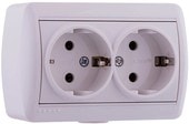 Розетка Lezard Nata 710-0200-127 (белый)