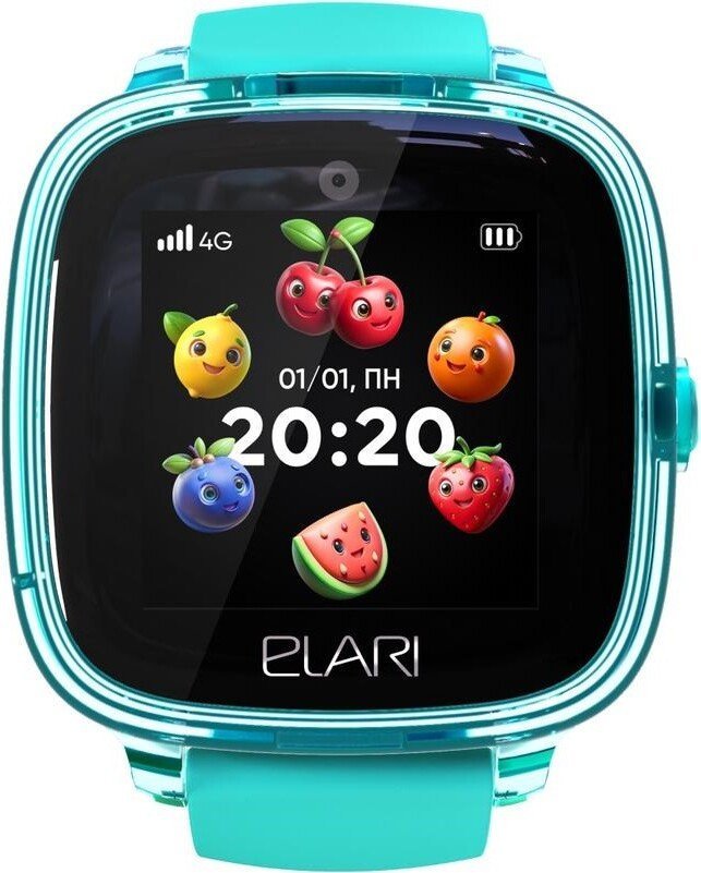 Детские умные часы Elari KidPhone Fresh 4G (бирюзовый)