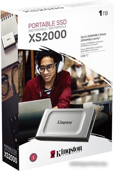 Внешний накопитель Kingston XS2000 2TB SXS2000/2000G