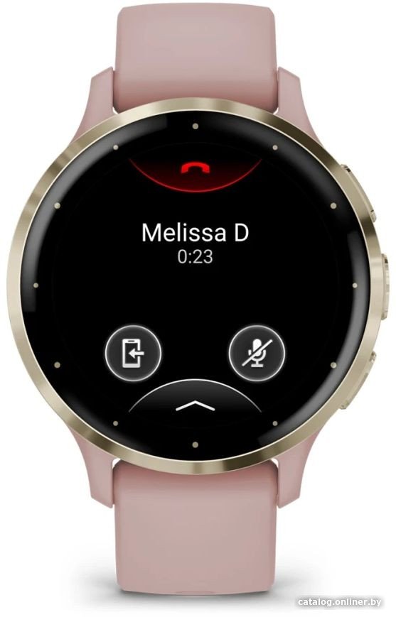 Умные часы Garmin Venu 3S (розовый, с силиконовым ремешком)