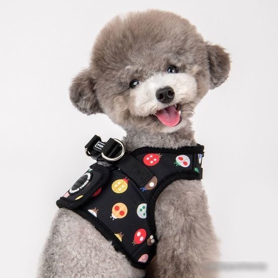 Шлейка-жилетка Puppia Lady Beetle-A PAWA-HB1957-BK-XL (черный)