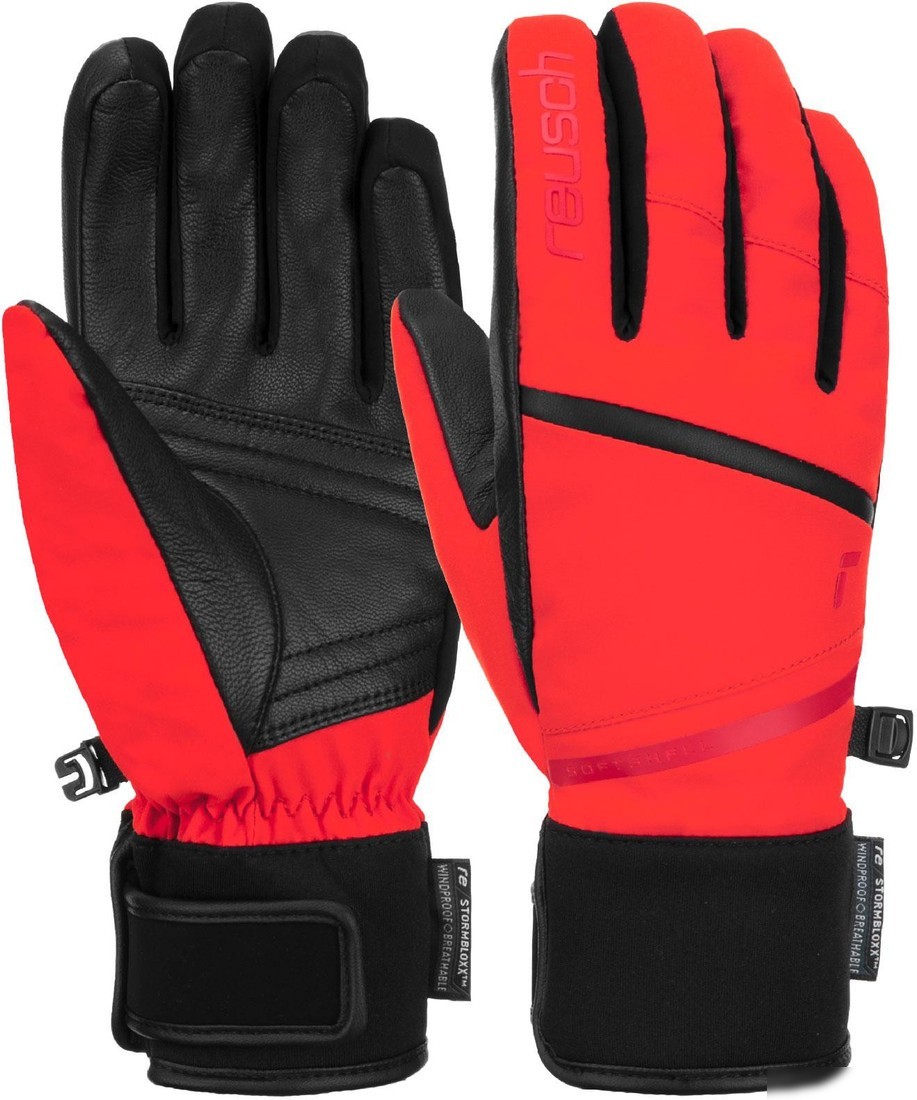 Горнолыжные варежки Reusch Tessa Stormbloxx 6231138-3300 (р-р 7, Fire Red)