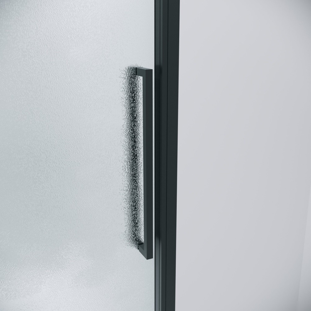 Душевой уголок Grossman Cosmo 130x90x195 120.K33.02.1390.21.02 (черный матовый/стекло шиншилла)