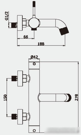 Смеситель Vieir 403531-C