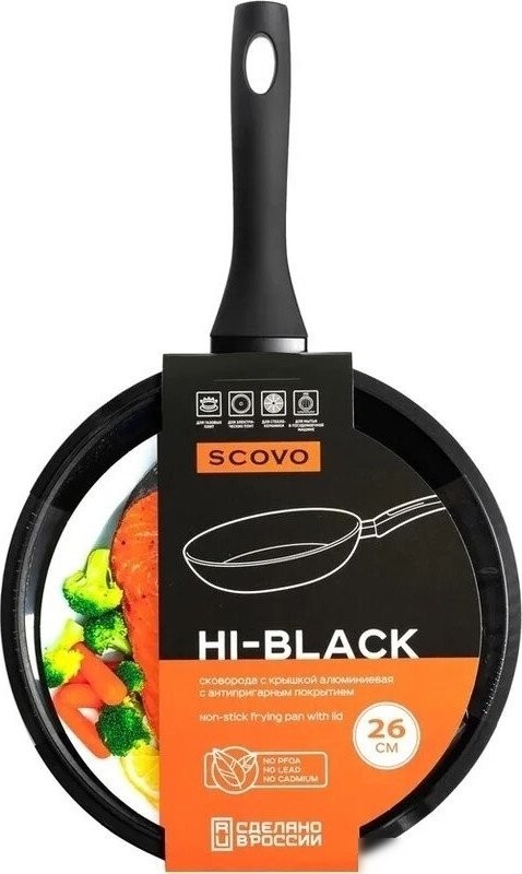 Сковорода Scovo Hi-Black HB-010