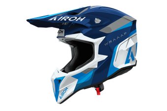 Мотошлем Airoh WRAAAP Conquer WRAC18-XL (XL, синий глянец)
