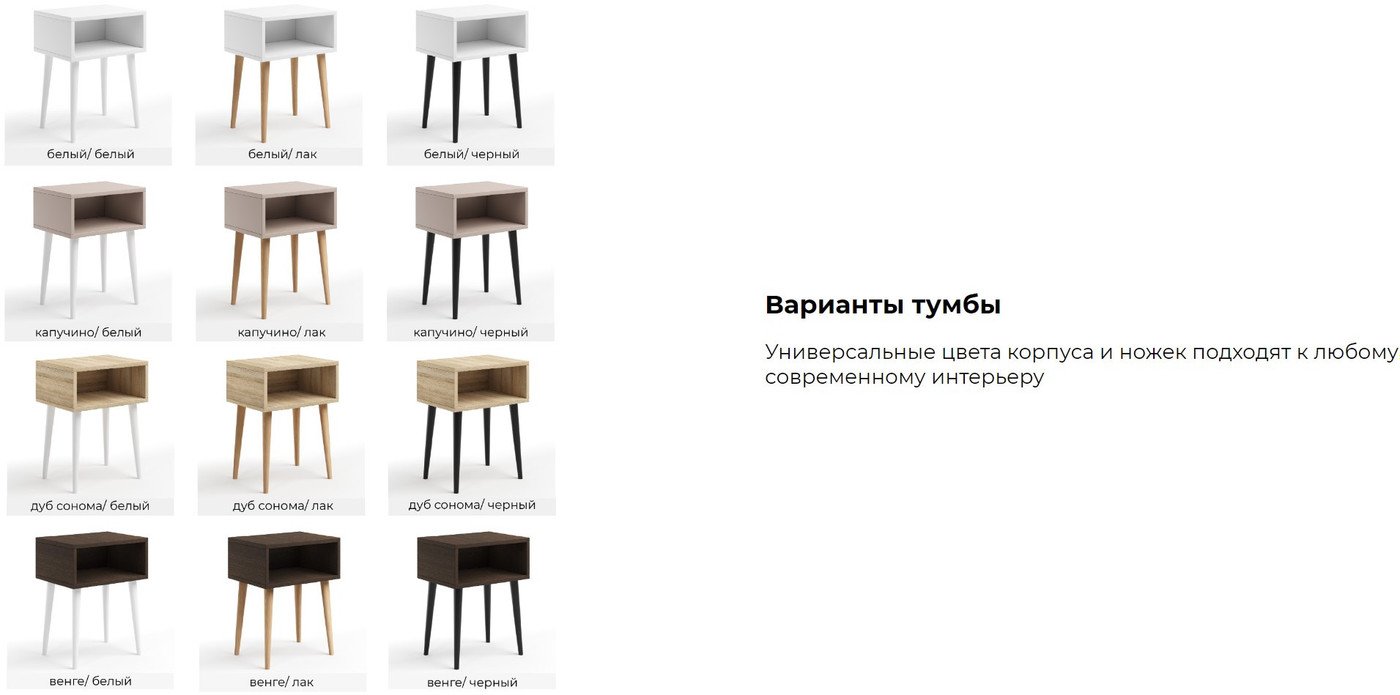 Тумба MONOFIX Одос (венге/белый)