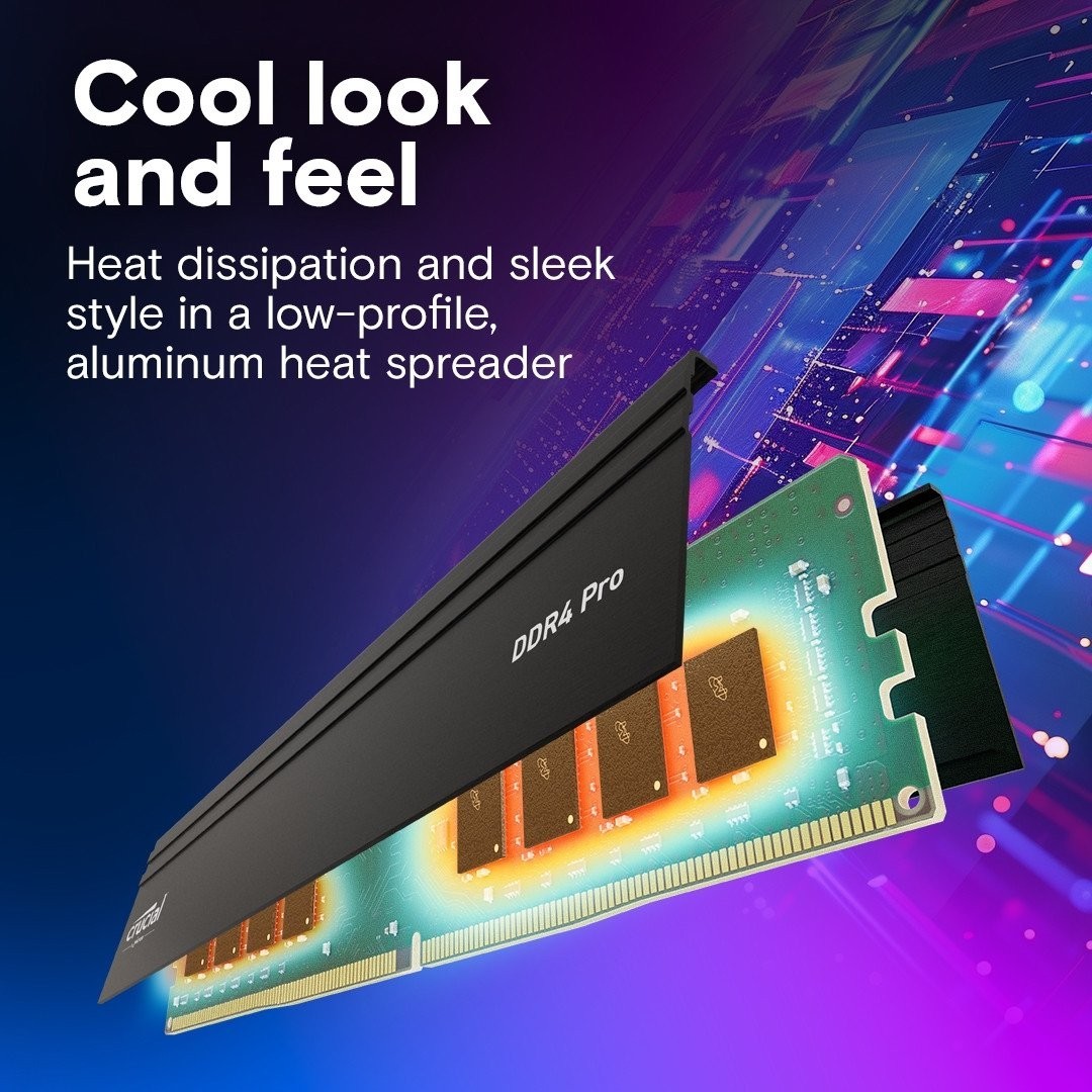 Оперативная память Crucial Pro 16ГБ DDR4 3200 МГц CP16G4DFRA32A