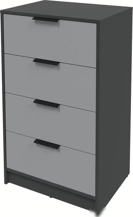 Комод Интерлиния Концепт КТ-К60 (серебро/антрацит)