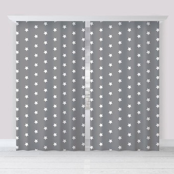 Комплект штор Этель Grey 1.45x2.6 м (серый, 2 шт)