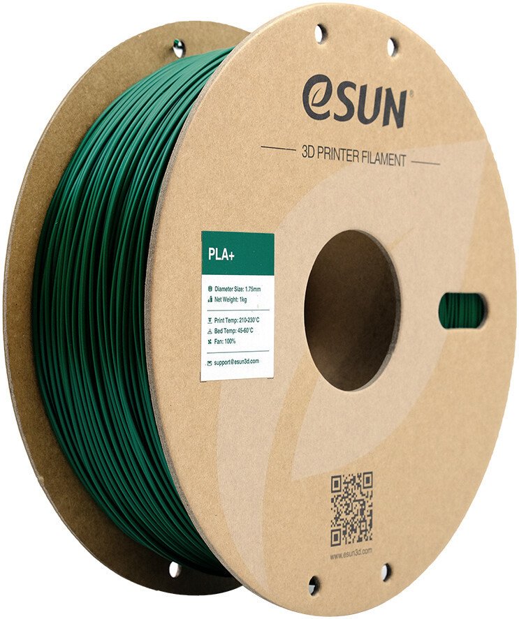 Филамент eSUN PLA+ PLA+175O-PG5B1 (1.75 мм, 5 кг, сосново-зеленый) Филамент eSUN PLA+ PLA+175O-PG5B1 (1.75 мм, 5 кг, сосново-зеленый)