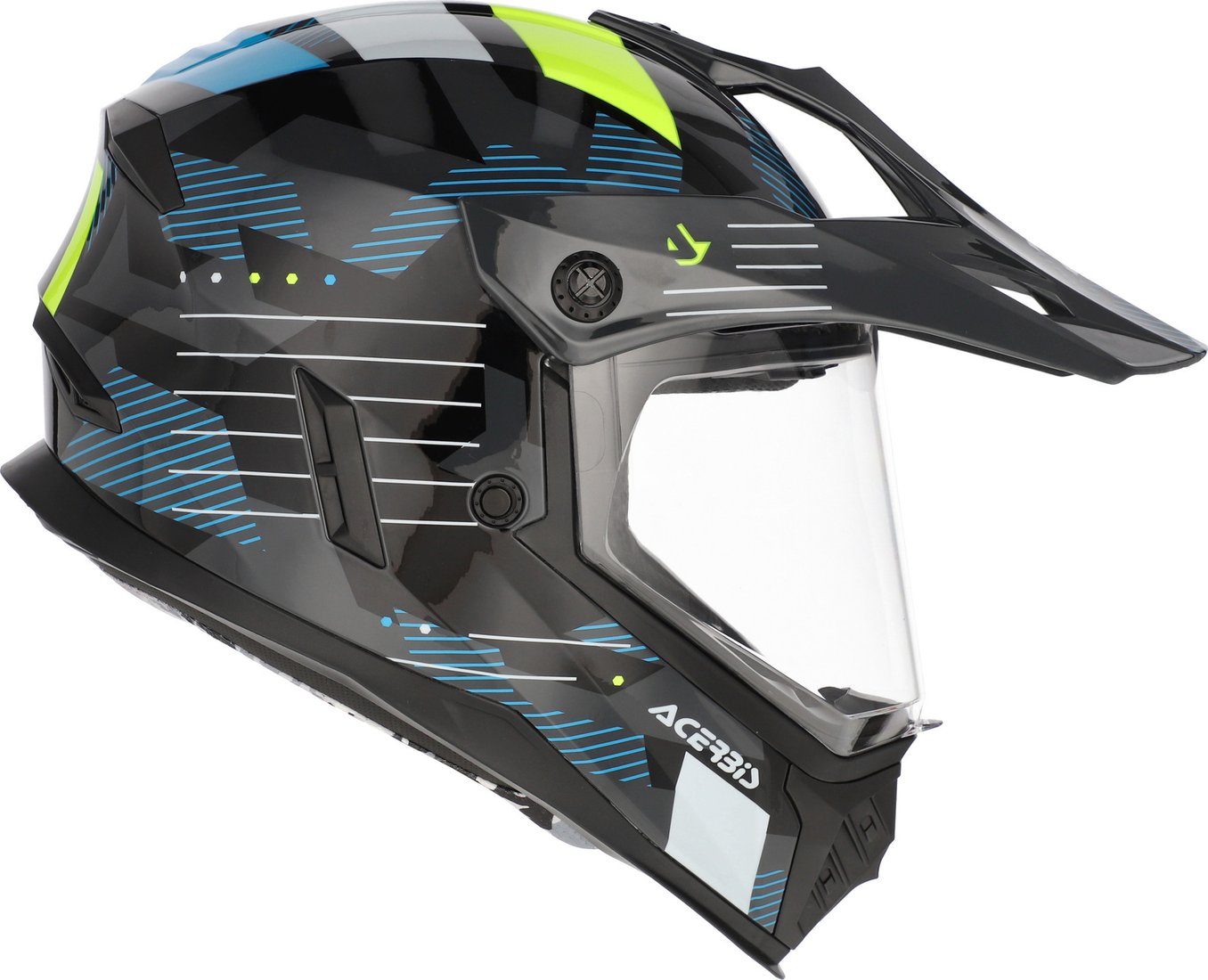 Мотошлем Acerbis Rider Junior 0026031.444.052 (Y/S (49-50), черный/флуоресцентный желтый)