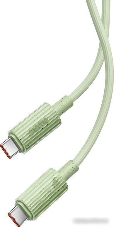 Кабель Baseus Habitat Series Fast Charging Cable 100W USB Type-C - USB Type-C (2 м, зеленый)
