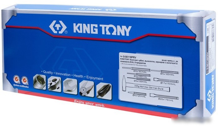 Набор выколоток King Tony 9-90118PRV (8 предметов)