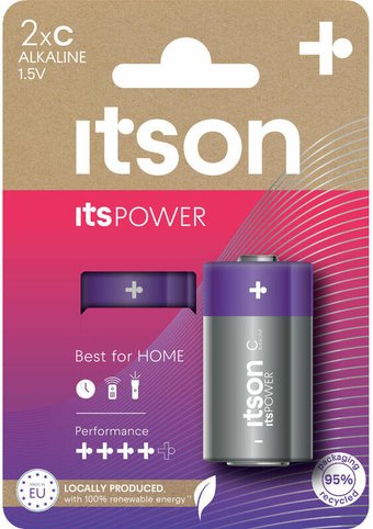 Батарейка Itson Power LR14 C Blister (2 шт.)