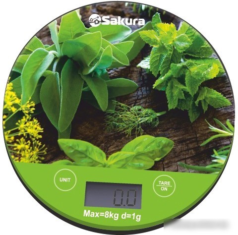 Кухонные весы Sakura SA-6076G Кухонные весы Sakura SA-6076G