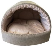 Домик Homepet №2 82823 (44x44x36см, коричневый/розовый)