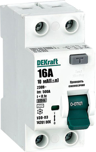 Устройство защитного отключения Schneider Electric DEKraft УЗО-03 14233DEK