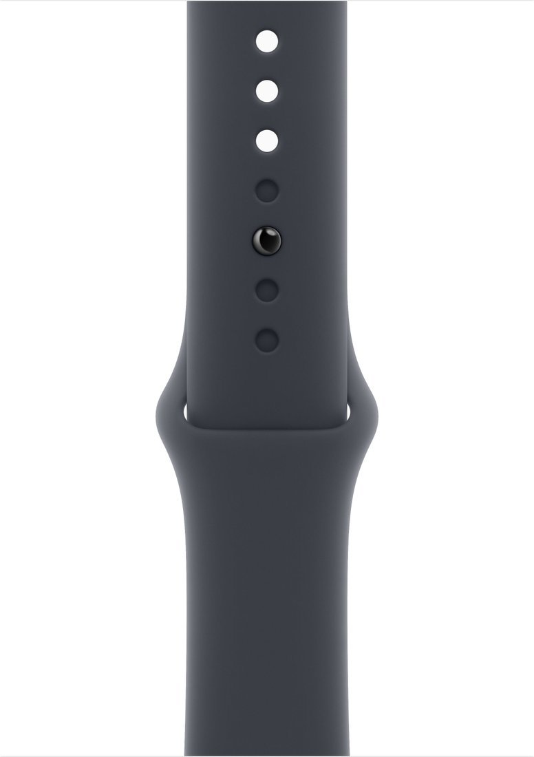Умные часы Apple Watch SE 3 44 мм (алюминиевый корпус, полуночный/полуночный, спортивный силиконовый ремешок S/M)