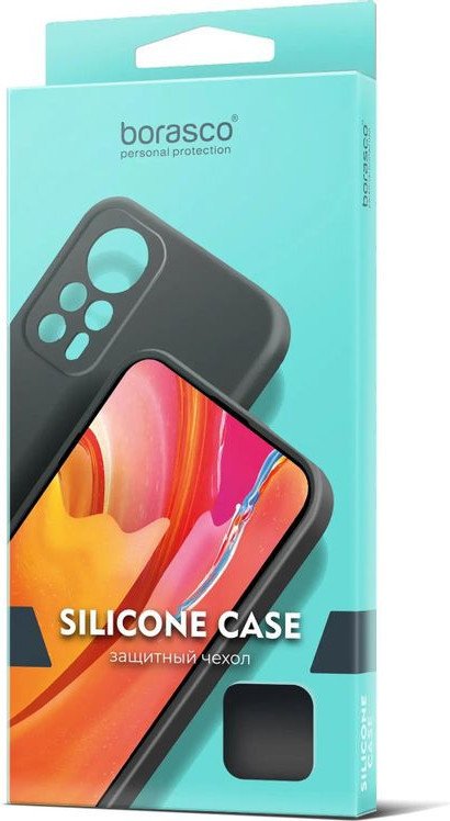 Чехол для телефона BoraSCO Silicone Case для Infinix Note 40 73182 (черный)