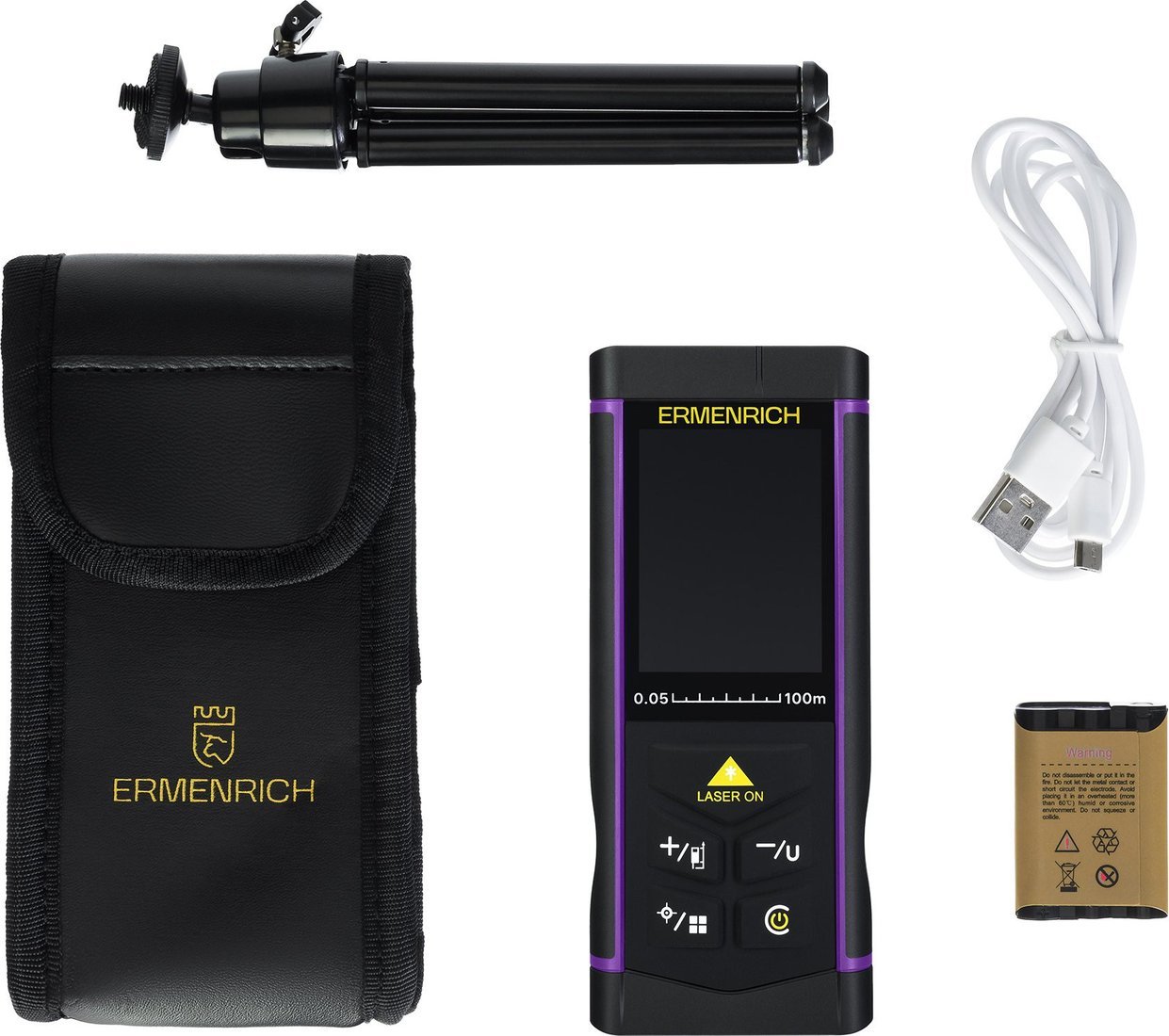 Лазерный дальномер Ermenrich PRO LR100 84652