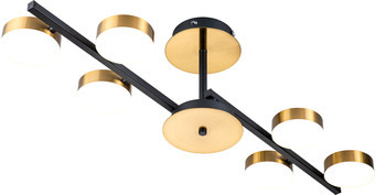 Люстра средней высоты Escada Alcor 10266/6 LED*95W Black/Brass