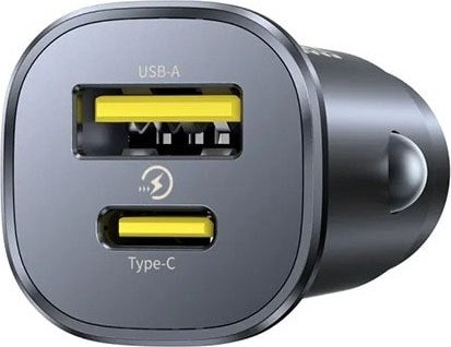 Автомобильное зарядное Baseus GoTrip Car Charger C+U 30W C00072300123-00 (черный)