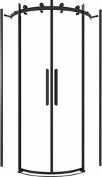 Душевой уголок Grossman Classic 100x100x195 301.K33.04.1010.21.00 (черный матовый/прозрачное стекло)