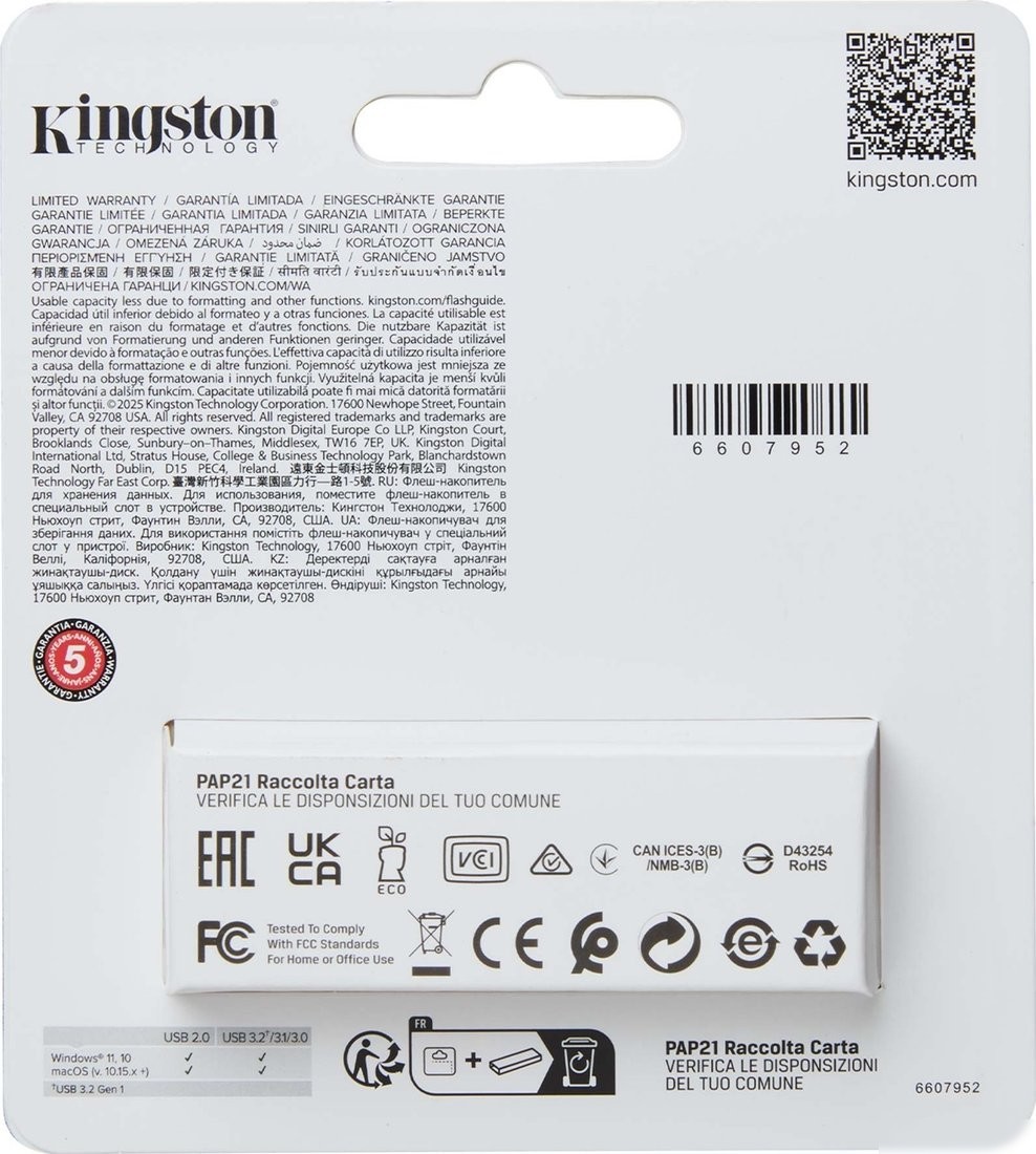 USB Flash Kingston DataTraveler Exodia S 256GB DTXS/256GB