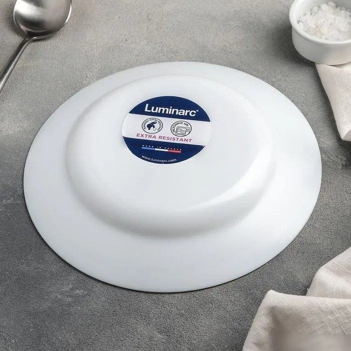 Набор тарелок Luminarc Plumi V5586 (18шт, белый)