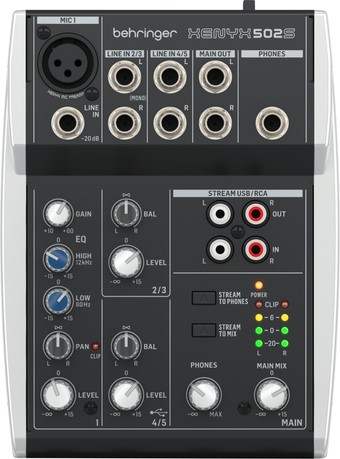 Микшерный пульт Behringer Xenyx 502S