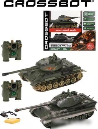 Танк Crossbot Танковый Бой Т-34 и King Tiger 870622