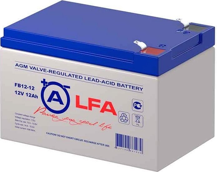 Аккумулятор для ИБП Alfa Battery FB12-12 (12V/12Ah)