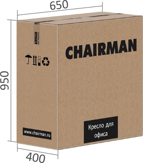 Кресло CHAIRMAN CH583 (серый)