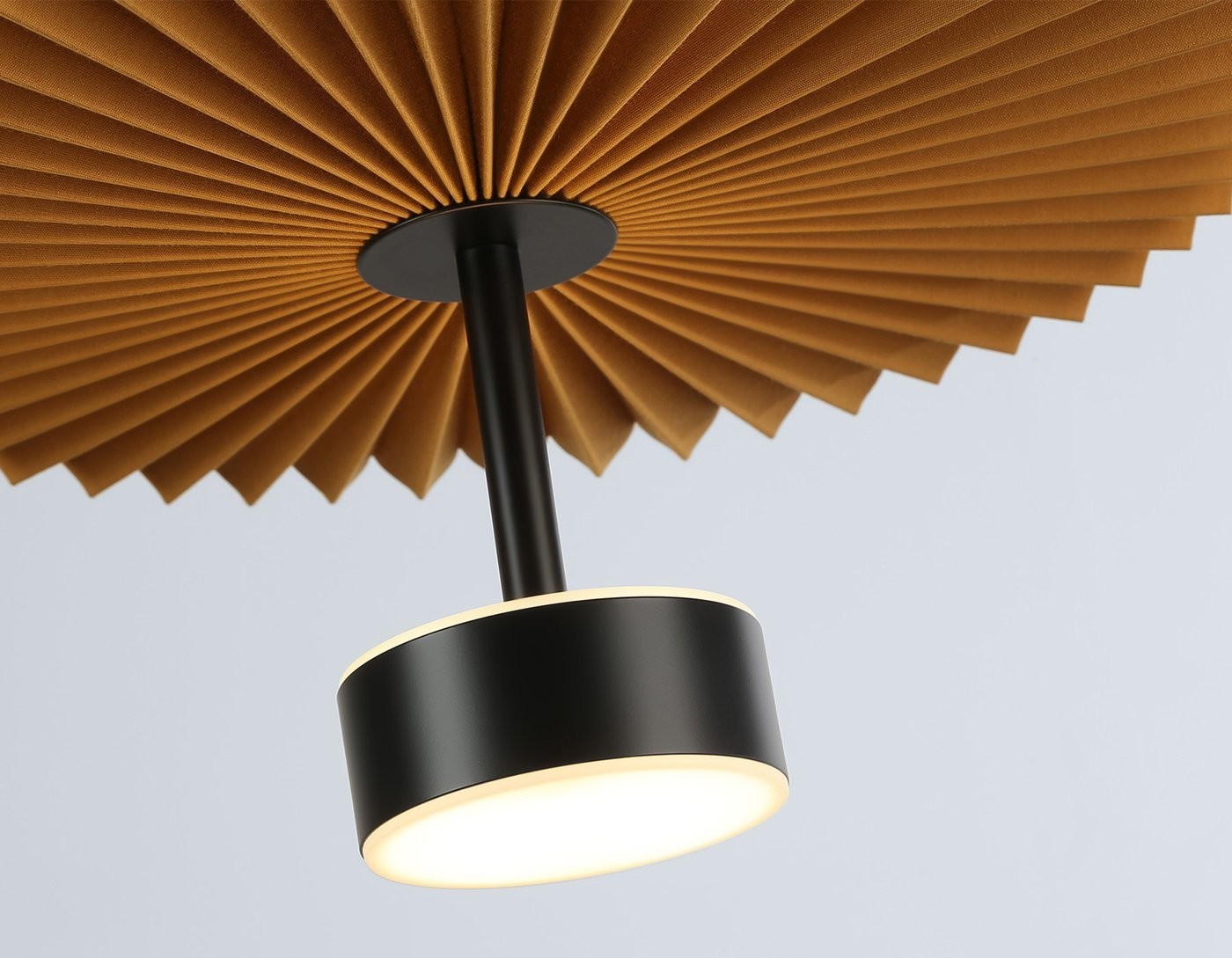 Подвесная люстра Ambrella LH72607 BK/CF (черный/кофе)