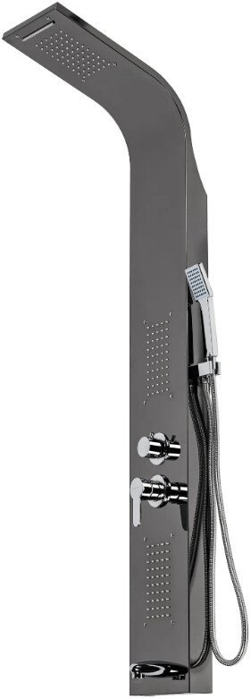 Душевая панель Saniteco LYPA-4 (черный глянец) Душевая панель Saniteco LYPA-4 (черный глянец)