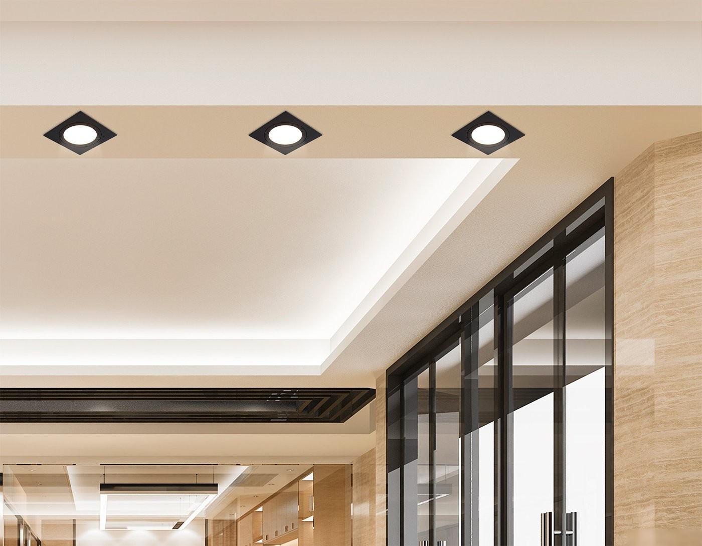 Точечный светильник Ambrella light TN51825 BK (черный)
