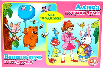 Настольная игра Десятое королевство Алиса в стране чудес, Винни-Пух и его друзья 00045