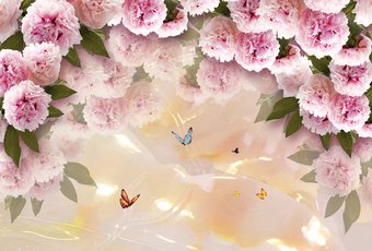 Фотообои Vimala Арка из пионов 270x400