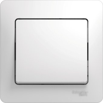 Выключатель Systeme Electric Glossa GSL000112 (белый)